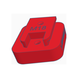 Viper Carbon Fiber Milwaukee M18 Tool Mount - Accommodates Tools With Belt Clip - 10 Pack