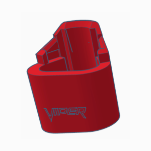 Viper Milwaukee M12 Battery Mount - Engages Battery Lock - Hang Upside Down